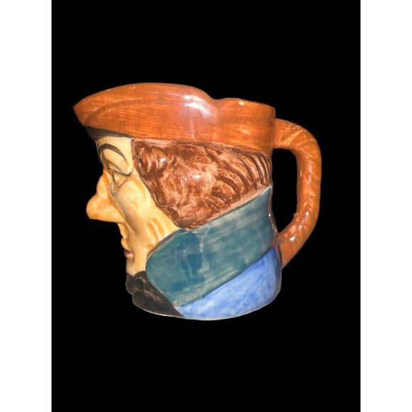 Vintage Made In Japan Pirate Mug/Pitcher Man With Mustache, Vintage Glassware - Picture 3 of 9